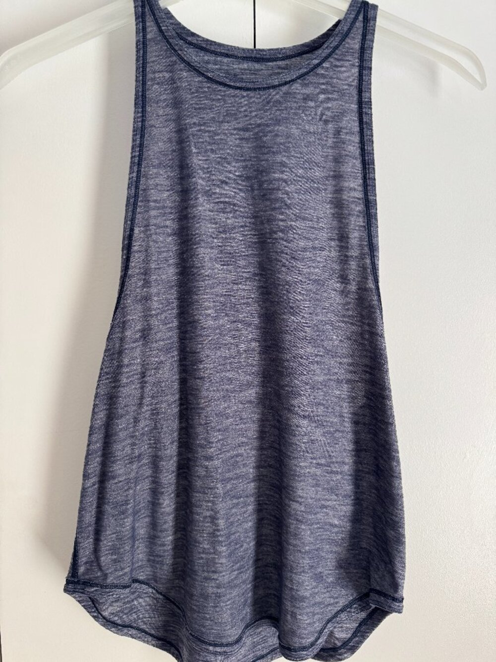 Lululemon Blue Relaxed Fit Workout Tank Top Women's Athletic Yoga Activewear Med